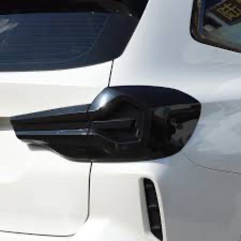 Hudiriy Smoked Tail Light Covers Compatible with BMW X3/iX3/X3M G01 G45 Car Taillight Protection Cov