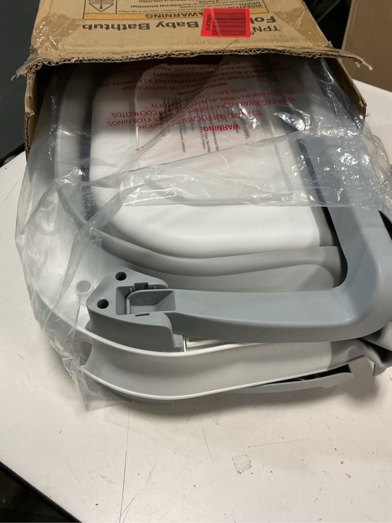 Condition photo showing Good Condition for tpn collapsible baby bathtub, baby bath tub with soft cushion & real-time thermometer, baby bathtub infant to toddler tub (0-36 months), portable newborn travel bath tub bear shape grey