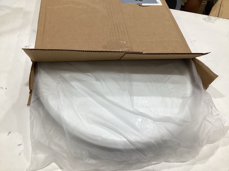 Condition photo showing Good Condition for little2big toilet seat with built-in potty training seat, slow close, durable plastic, made in usa, round, white