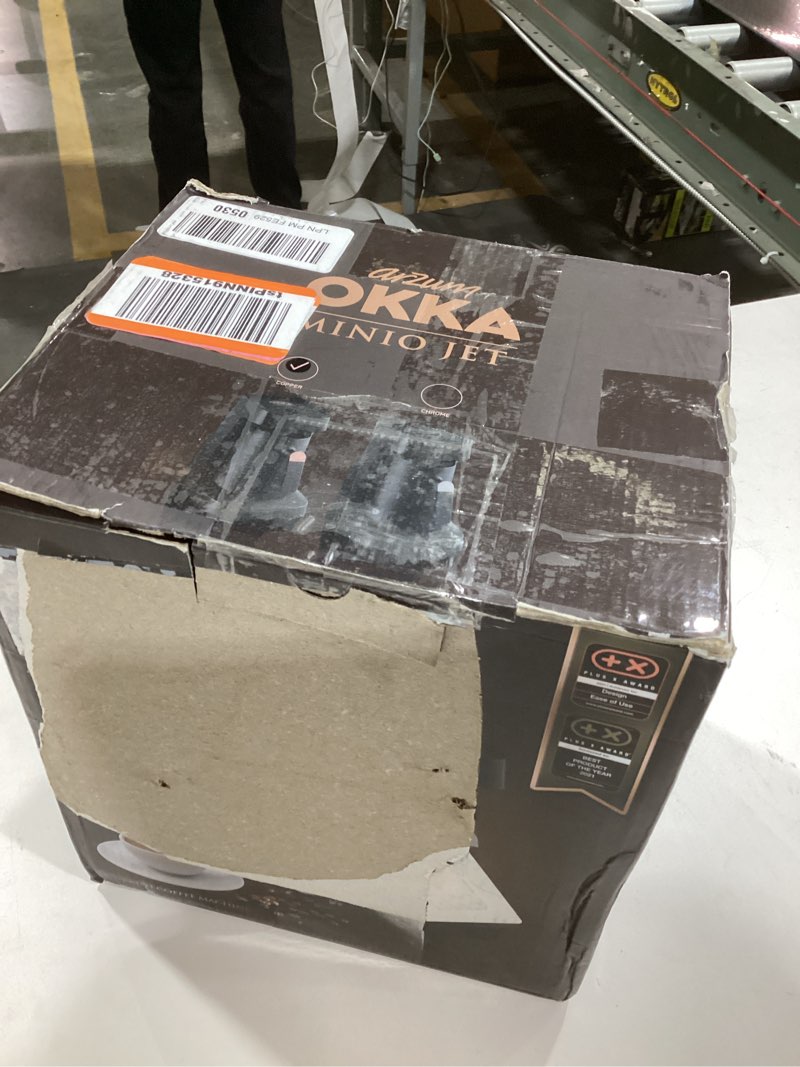 Condition photo showing As Is for Arzum Okka Jet Automatic Turkish Coffee Maker, 5 cups, Black/Copper (OK0017-UL), 400 watts