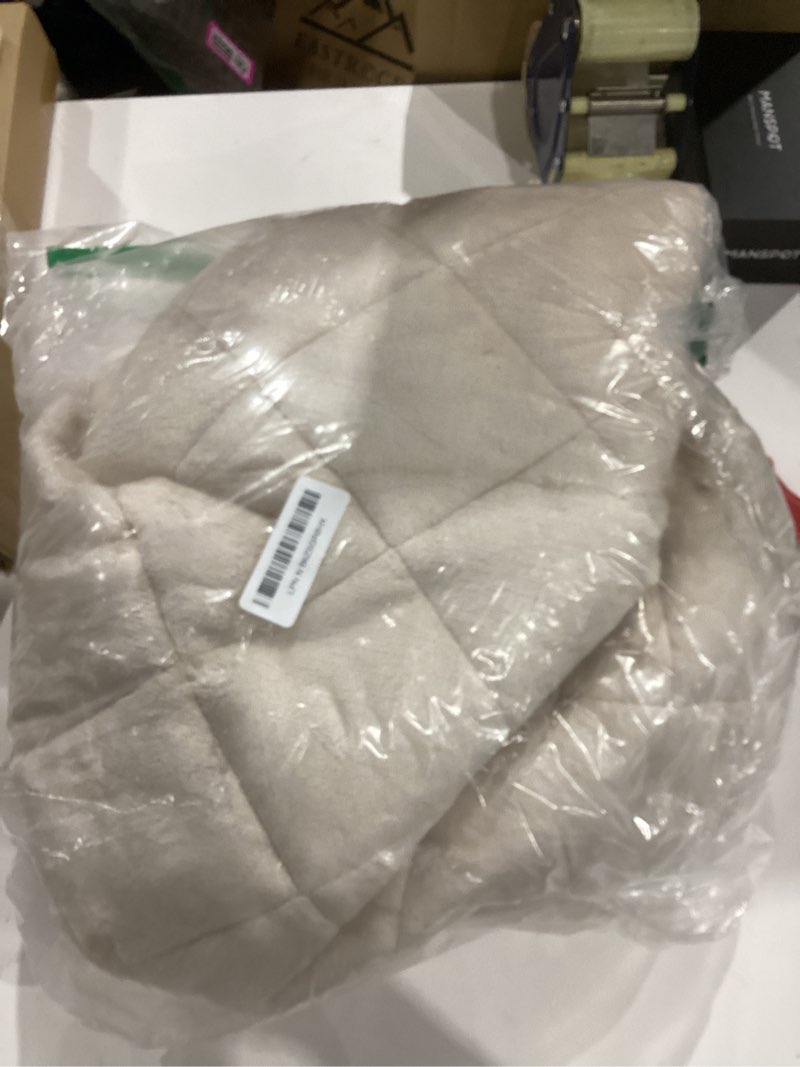 smiry fuzzy couch cover for dogs, non slip washable pet sofa cover, scratch proof hair resistant plu