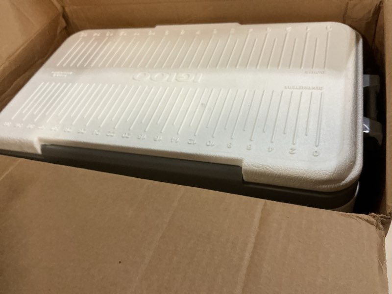 Condition photo showing New/Like New for igloo marine cooler | insulated hard shell ice chest |great for fishing, camping, boating, & more 25qt