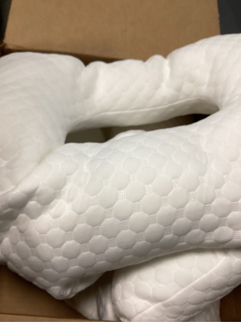 Condition photo showing Good Condition for Face Down Pillow After BBL or Eye Surgery ? Home Massage Pillows Face Down Chair for Sleeping & Stomach Sleeper, Soft BBL Adjustable Prone Massage Pillows with Removable Cover