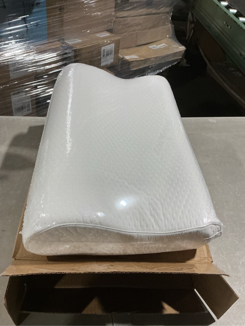 Condition photo showing Good Condition for tempur-pedic tempur neck pillow, small profile, white small profile 1