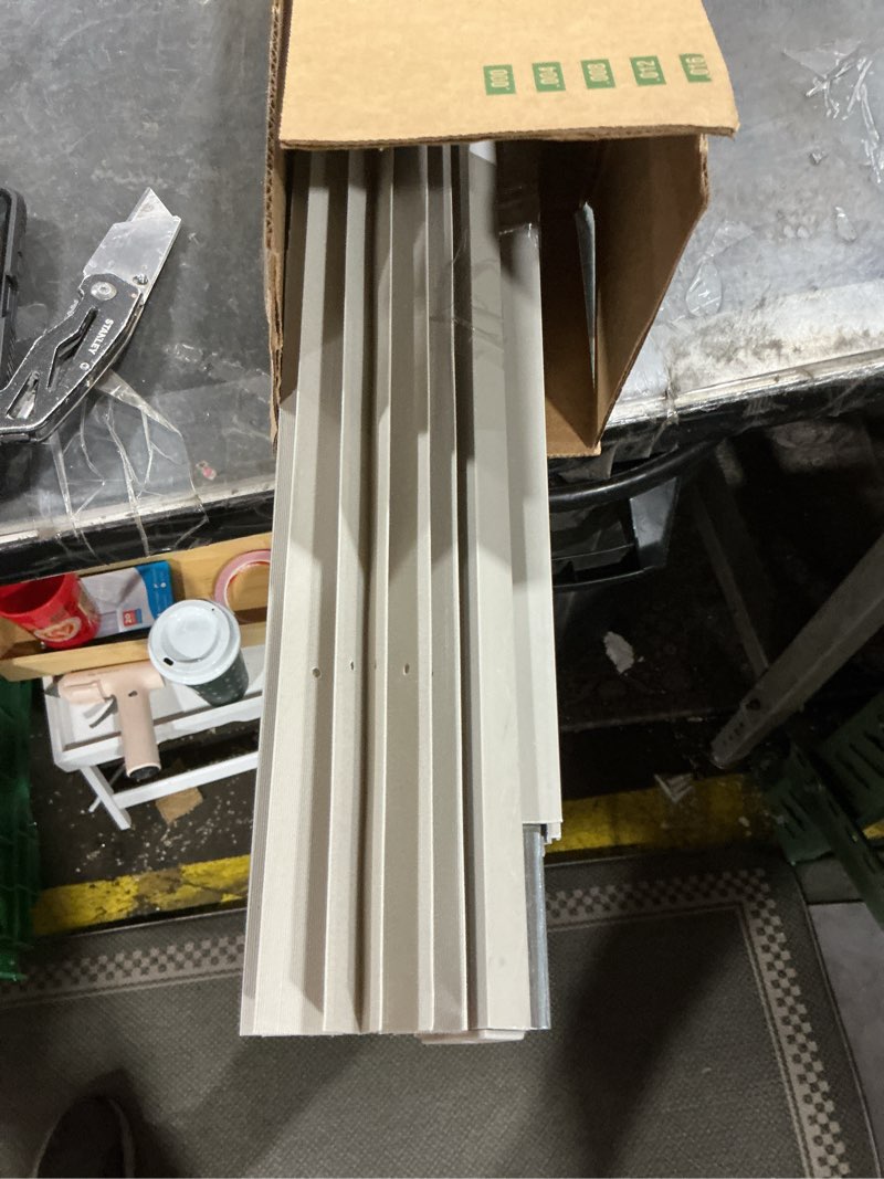 Condition photo showing Good Condition for rv blinds for camper windows, camper replacement blinds, privacy protection, blackout blinds shades for rv, camper, travel trailer, grey (26" w x 24" l) grey 26"w x 24"h