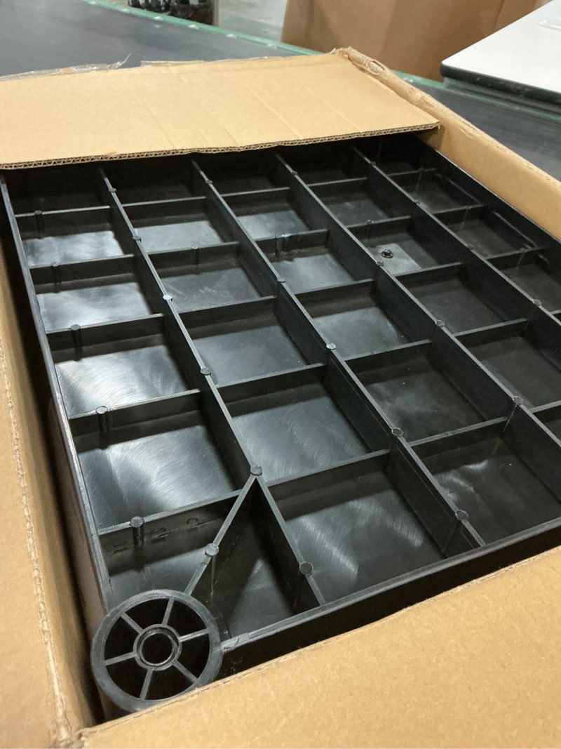 Condition photo showing Good Condition for plastic utility carts with wheels, 3-tier rolling service cart, 300 lbs heavy duty capacity with 4 inch silent casters(2 lockable), for home, office, restaurant, warehouse.31.5"× 16" × 38" 31.5"×16"×38" s