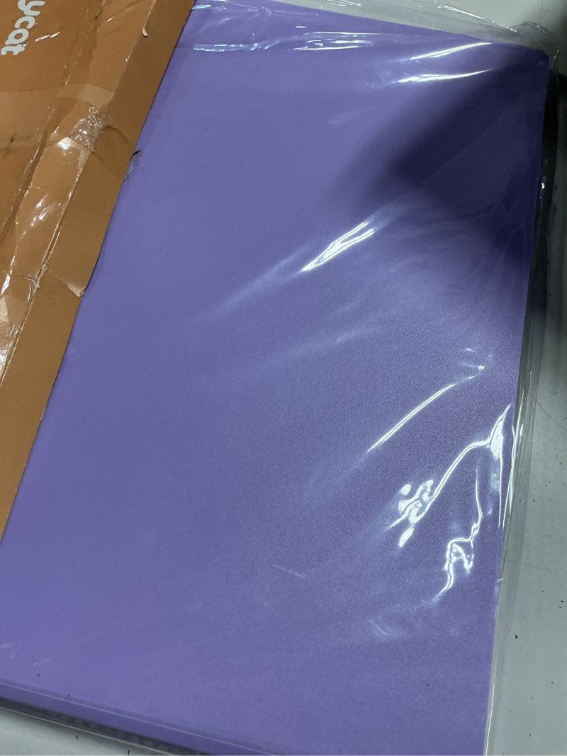 Condition photo showing Good Condition for joycat 12 x 18 art portfolio binder, 40 acid-free clear pockets art folder display 80 pages, large presentation book for artists and students (purple) purple 12x18 inch