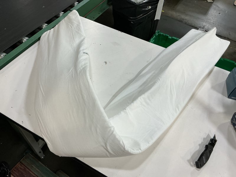Condition photo showing As Is for vekkia split king gap filler for adjustable bed,twin to king bed converter kit,bed bridge twin to king,mattress connector with washable cover,for guests stayovers,family room(75in×10in)