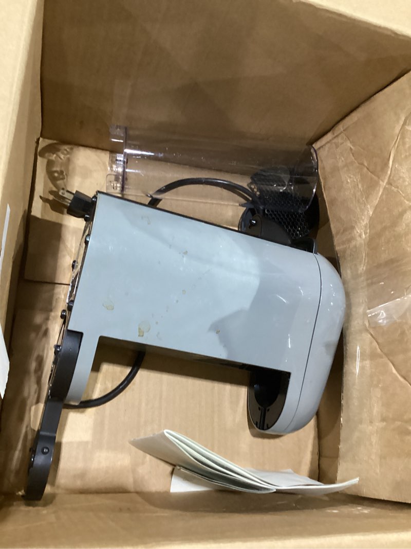 Condition photo showing As Is for breville nespresso vertuoplus coffee and espresso machine by breville,grey machine grey, not tested, used