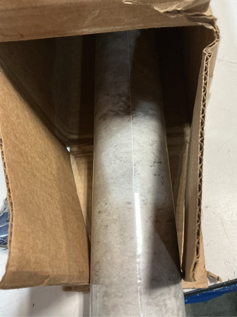 Condition photo showing New/Like New for 32"x394" wide thick light grey concrete wallpaper peel and stick removable gray concrete contact paper vinyl matte textured adhesive waterproof cement sticker for kitchen countertop bedroom light gray 32" x 394"