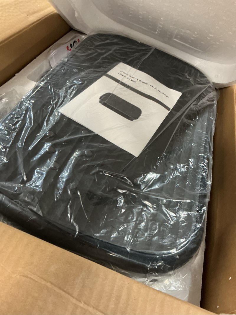 Condition photo showing Good Condition for Vibration Plate Exercise Machine, Vibration Plate for Lymphatic Drainage 330 Lbs Capacity Whole Body Vibration Platform Machines Helps Weight Loss Shaping Toning Wellness Black
