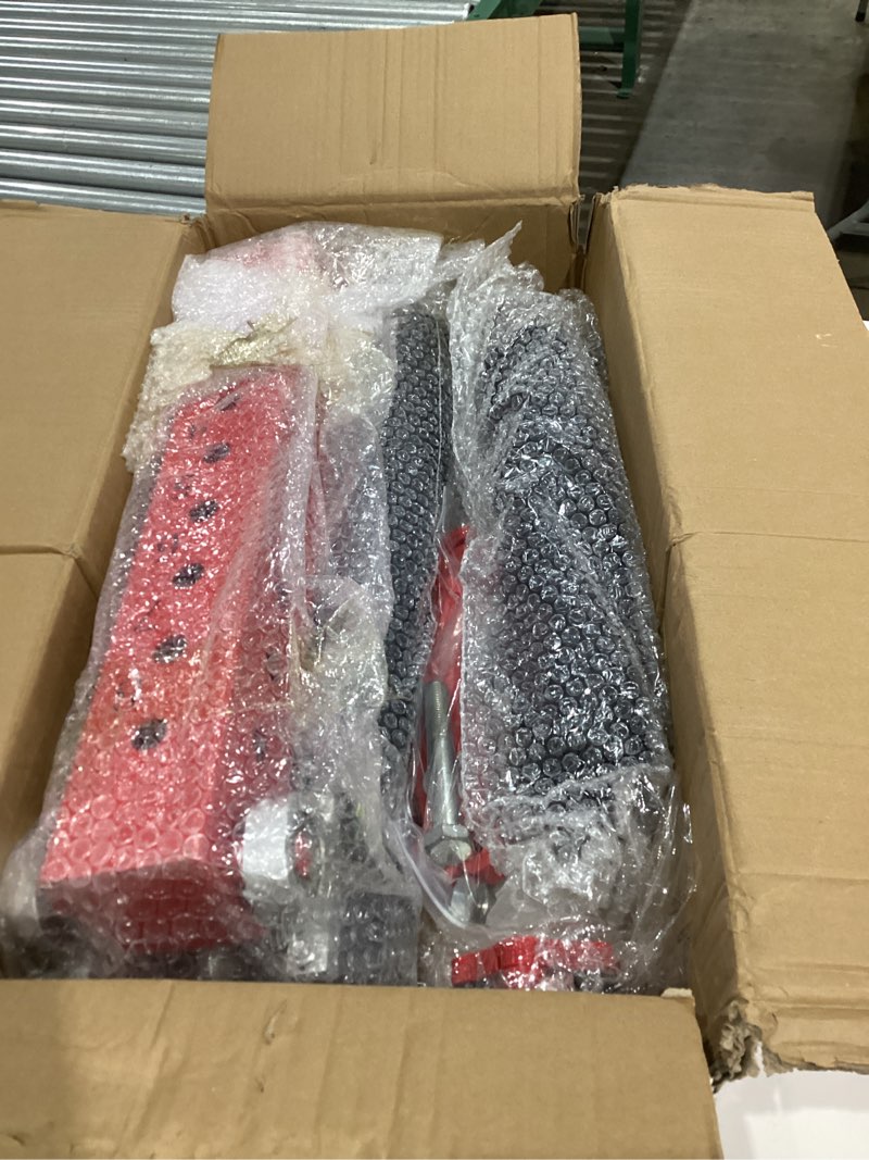 Condition photo showing New/Like New for EVERYMATE Seated Leg Strength Extension and Curl Athletic Practice Machine,Adjustable Leg Fitness Equipment Attachment, Fitness Squat Rack Accessories RED-18MM