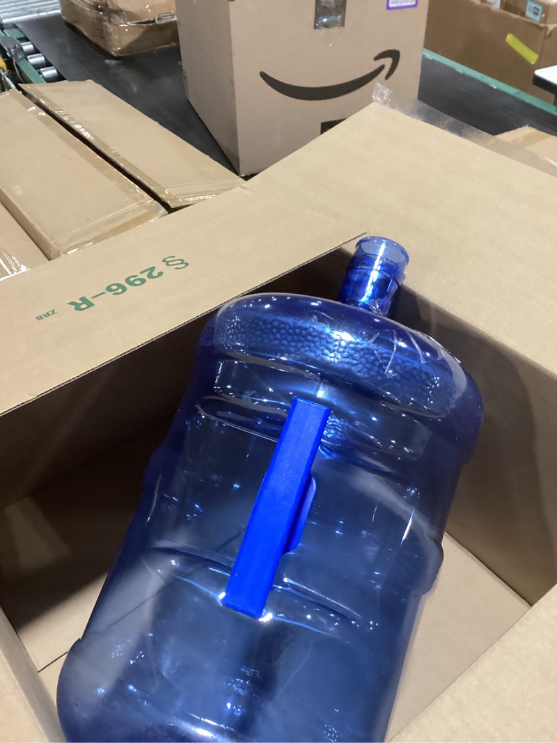 Condition photo showing New/Like New for Brio B.P.A. Free 5 Gallon Plastic Crown Cap Reusable Water Bottle Container BPA