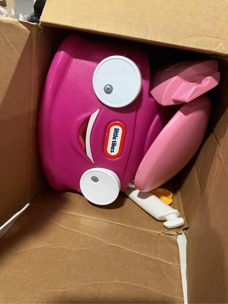 Condition photo showing As Is for little tikes princess cozy coupe colorful large