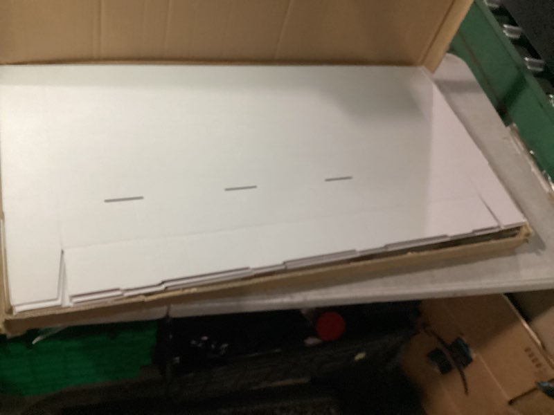 Condition photo showing New/Like New for 10 Pcs Full Pan Corrugated Catering Box 31.5" x 13" x 3" Secure Stackable Food Delivery Container, White Bakery Cardboard Food Storage Boxes for Takeout Delivery White 31.5 x 13 x 3 inch 10