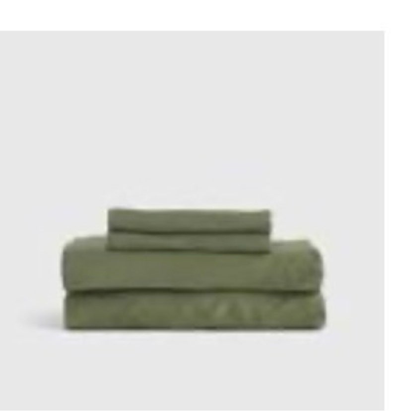 Quince Bamboo Sheet Set King Green