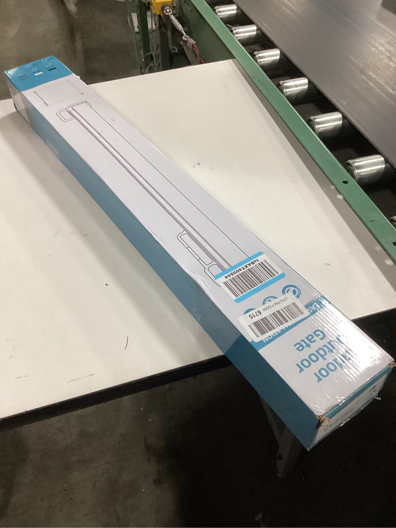 Condition photo showing New/Like New for probebi Retractable Baby, Child & Dog Gates for Stairs, Extends to 54" Wide 34" Tall, Use for Outdoor, Indoor, Hallways, Doorways, Deck, Porch, Black