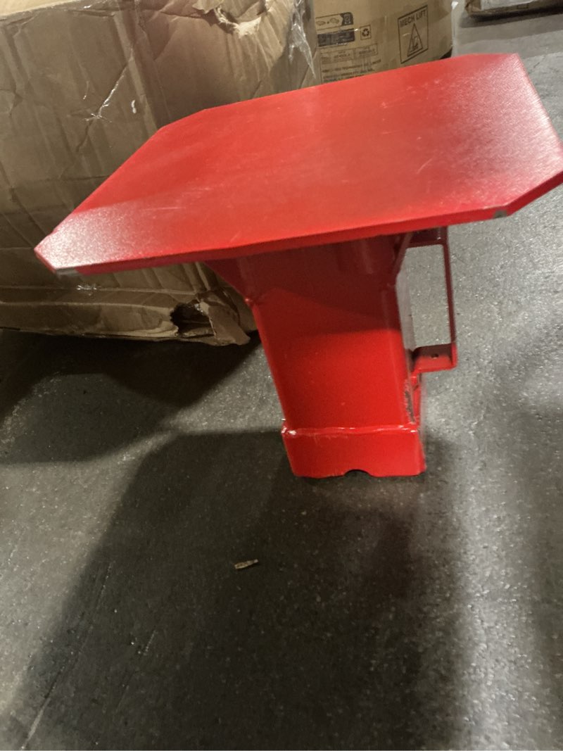 Condition photo showing Good Condition for used garvee heavy-duty 22 ton jack stands, 2 pack pin type supports with quick-lock for trucks, rvs & trailers, 13-19.68 inch adjustable height, professional automotive garage equipment, red 22t red