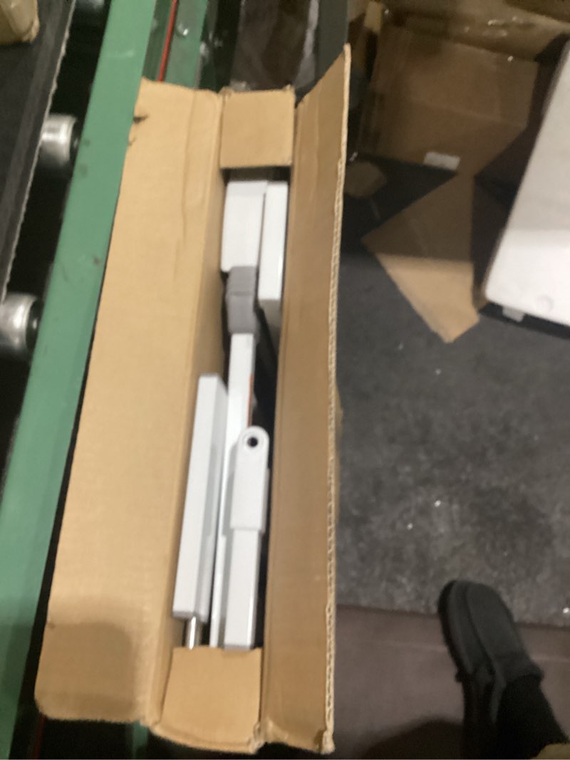 Condition photo showing Good Condition for regalo safety 29-38.5" baby gate for doorways & bottom of stairs, pressure mounted baby gate with door for babies, toddlers & pets, tested & safe for 30 years, american designed, american owned, white white 29-38.5"w x 30"h