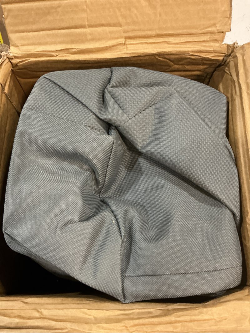 Condition photo showing Good Condition for huskfirm oversized camping chair padded camping chairs heavy-duty foldable camping chairs with cup holder and cooler bag portable lawn chair for sports outdoors-support 450lbs, grey grey single pack