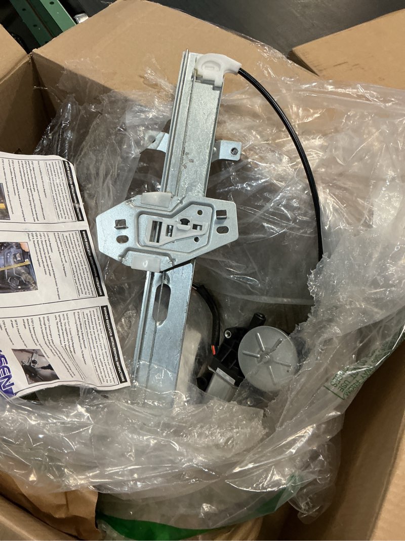 Condition photo showing Good Condition for showsen 741-306 front left driver side new power window regulator with motor fit 2003-2007 honda accord 4 door sedan 72250sdaa02