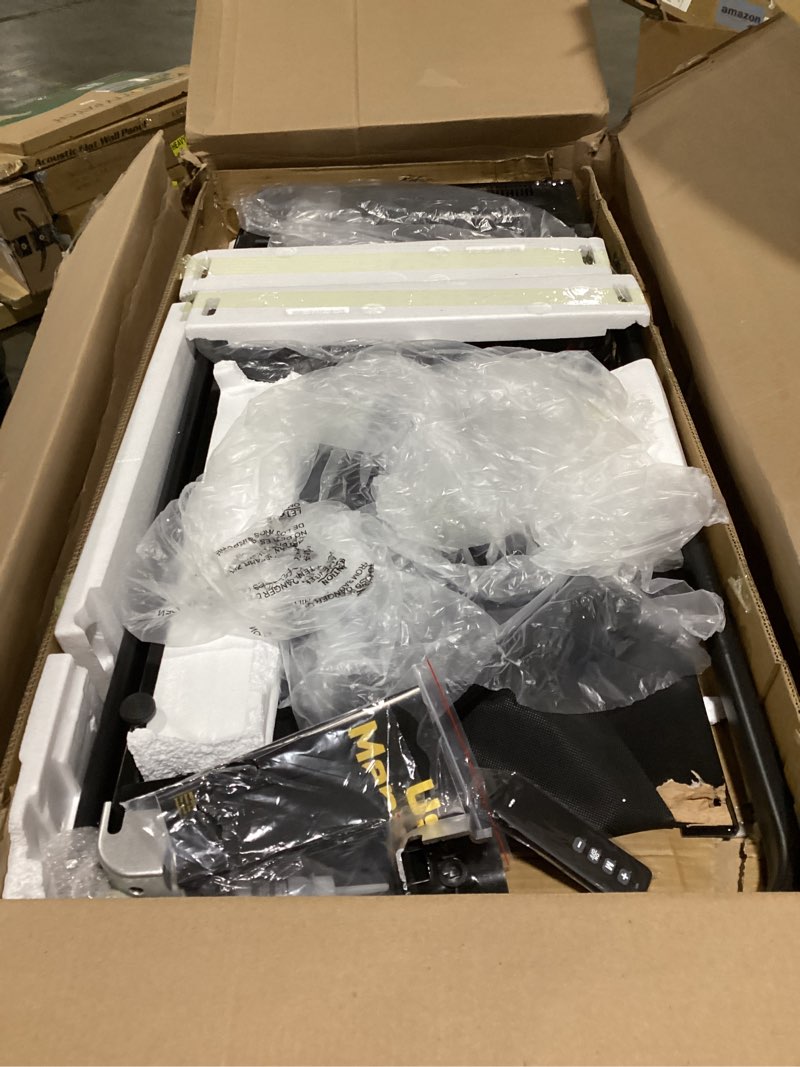 Condition photo showing As Is for Walking Pad Treadmill with Handle Bar for Home Office,3.0HP Low Noise Portable Folding Under Desk Treadmill with Remote Control,Jogging Running Machine,350 Lbs Capacity,LED Display