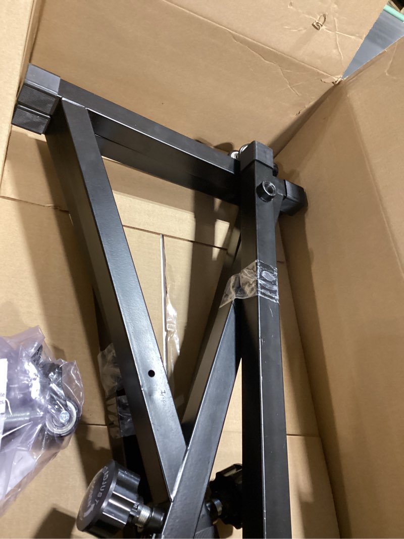 Condition photo showing New/Like New for AODSK Keyboard Stand Heavy Duty- Z Style Adjustable and Portable Heavy Duty Piano Stand for Kids and Adults,Height and Width Adjustable Fits for 61-88 Keys Electric Pianos Z-Shape -With Wheels