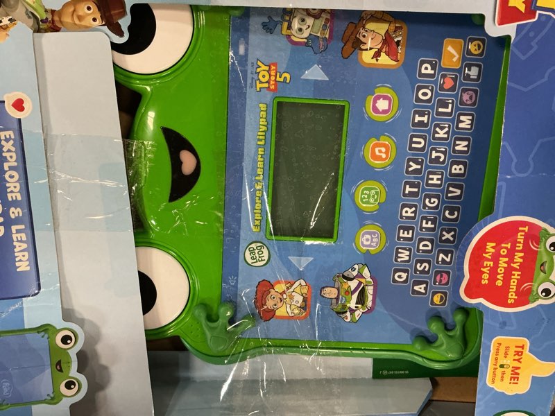 Condition photo showing As Is for toy story leapfrog toy story 5 lilypad touch & learn tablet