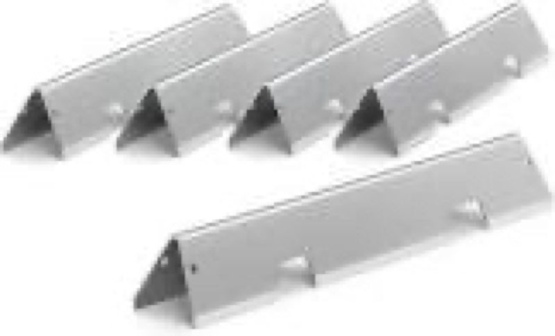 flavorizer bars 15.3” replacement for weber spirit ii e-310 310 300 grill parts, spirit e/s-310 320 330 parts, 16 ga stainless steel flavor bars, weber spirit gs4 flame guards 5 pack