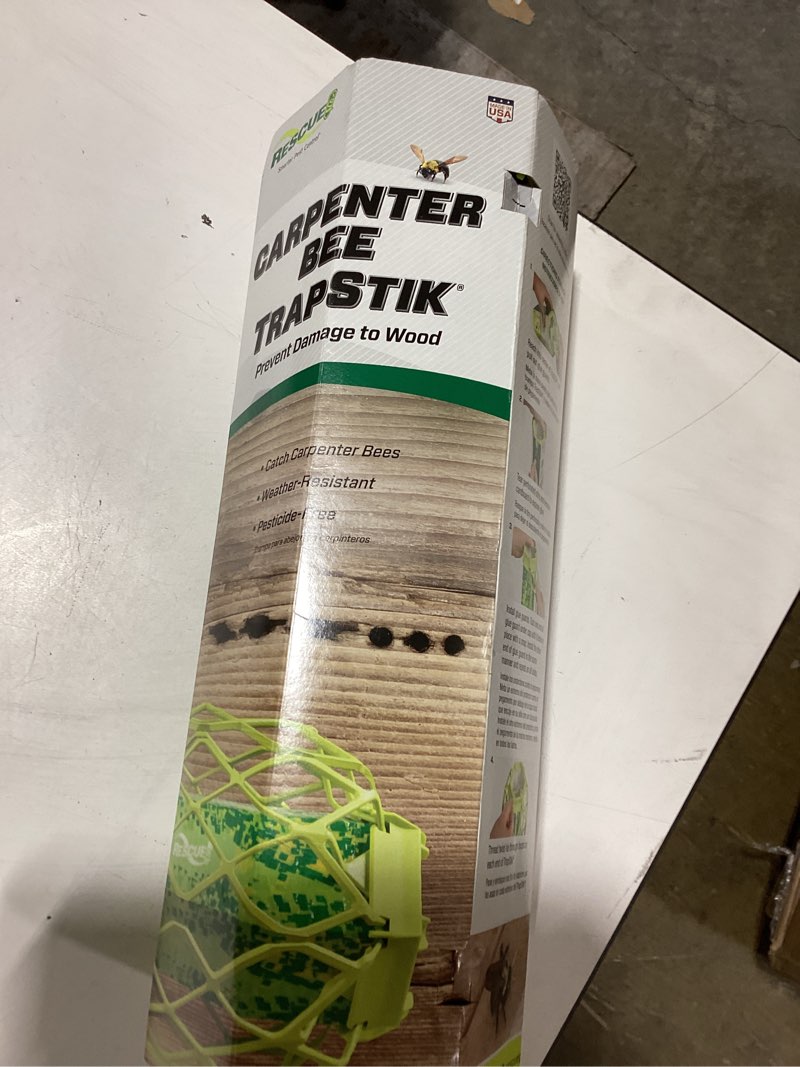 Condition photo showing As Is for rescue! carpenter bee trapstik – also works on wasps, mud daubers 1