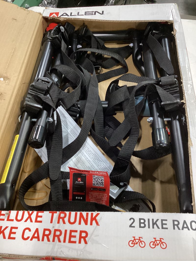 Condition photo showing Good Condition for allen sports deluxe 2-bike trunk mount rack, model 102dn-r, black