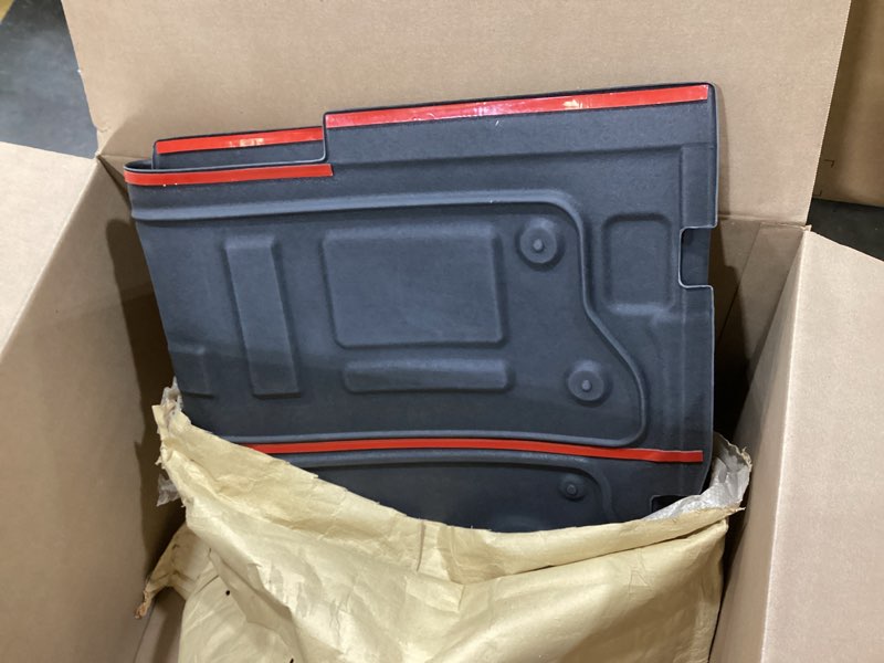 Condition photo showing As Is for kust truck tailgate mat for 2023-2026 ford f250/f350/f450 accessories super duty, bed tailgate liner all weather protection tpe rubber (also fit optional with tailgate step) for 2023-2026 f250 ? tailgate mat