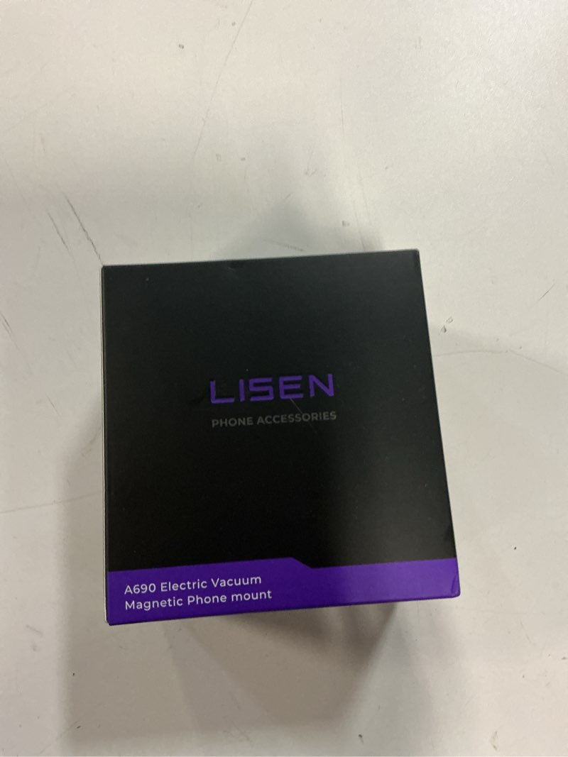 Condition photo showing New/Like New for LISEN SuctionPro Phone Holder for Car?Auto Vacuum?Electric Vacuum Magnetic Phone Mount, Suction Cup Phone Mount 360° Adjustable Car Accessories Magsafe Car Mount for iPhone 17 Pro Max Air 16 15 14 13 Black