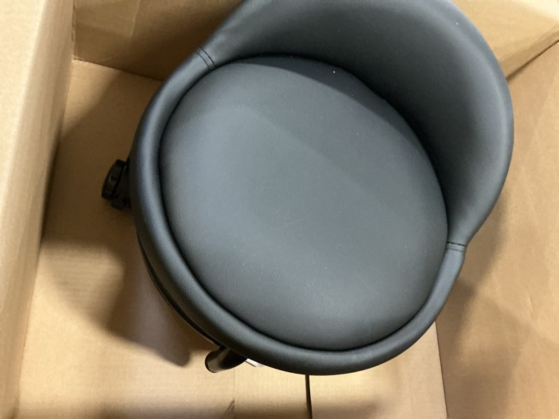 Condition photo showing Good Condition for Rolling Stool with Backrest Low Height Rolling Stools, Low Roller Stool Chair, Roller Seats for Home, Office, Garage, Shop, Library Style 4