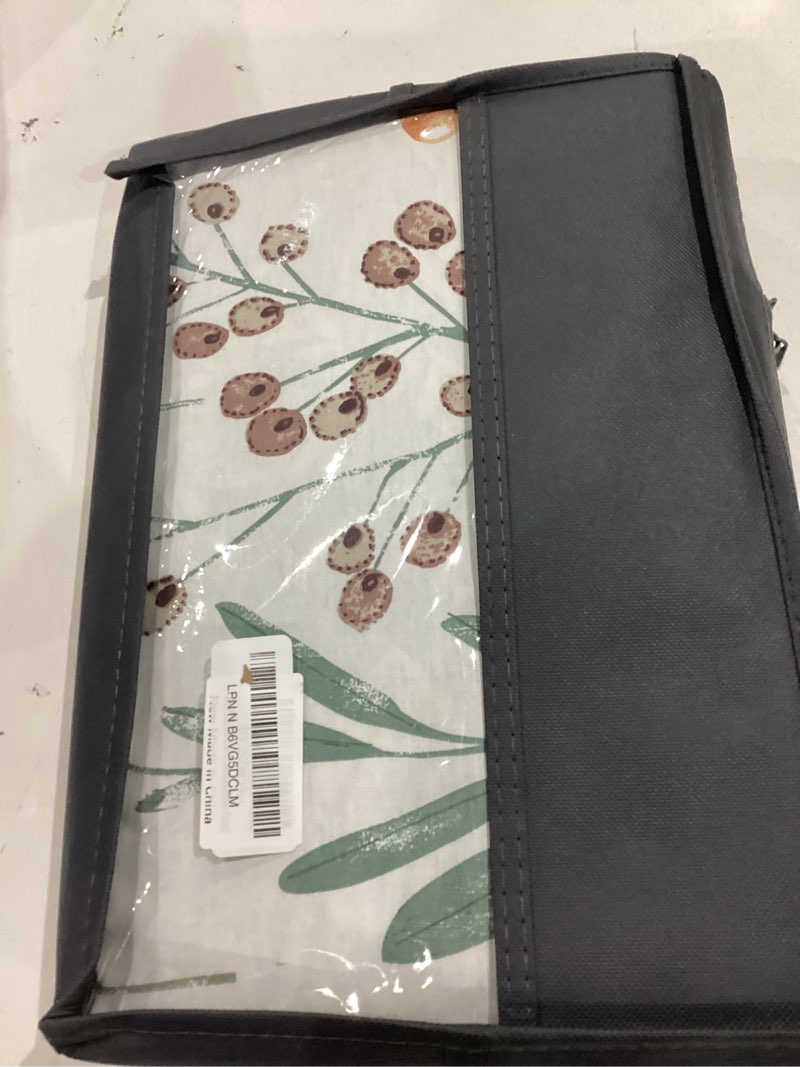 Condition photo showing Good Condition for sleepbella duvet cover set 600 thread count cotton bedding set (twin, white&green floral) twin green
