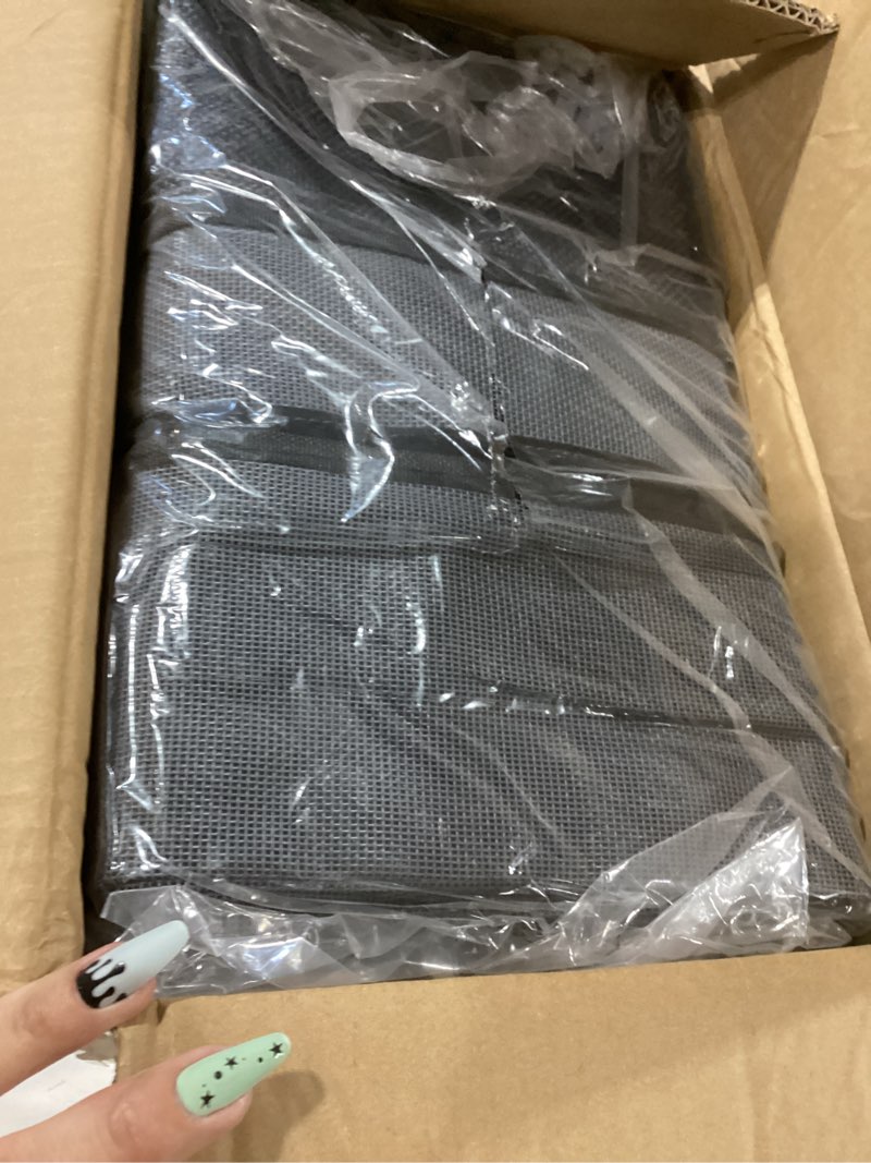 Condition photo showing New/Like New for 42'' outdoor elevated dog bed with canopy, raised dogs bed medium large size dogs with six support feet, breathable cooling dog cot beds outdoor dog hammock bed,outside pet bed with 4 ice pack(medium) medium(42.0"l x 26.0"w x 7.0"th)