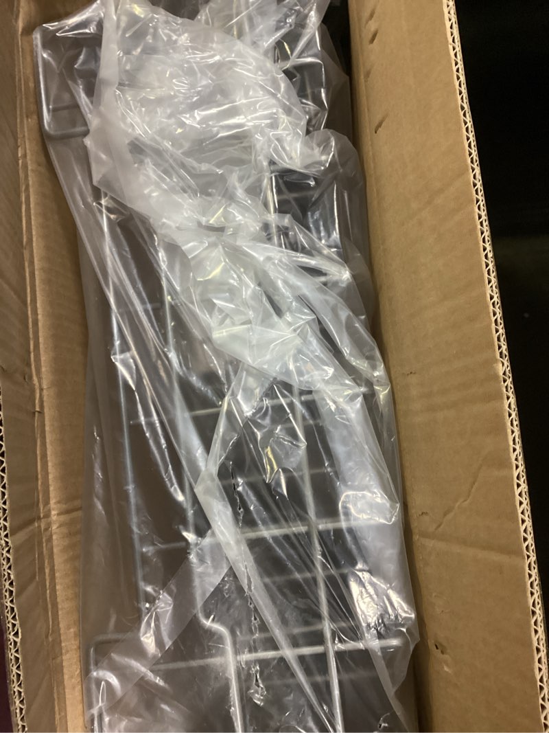 Condition photo showing New/Like New for upgraded wd28x34744 wd28x26099 dishwasher lower rack assembly & wd28x10128 silverware basket compatible with ge dishwashers. replacement number wd28x10346, wd28x22506, wd28x22696, wd28x24396 etc with silverware basket