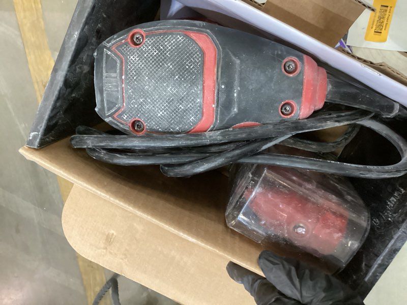 Condition photo showing As Is for skil 120-volt 2.8 -amp variable speed random orbital sander with dust management