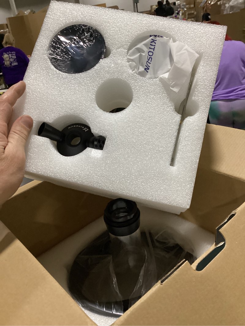 Condition photo showing Good Condition for kitosun glass hookah complete set with everything - stainless steel hookah down stem with diffuser washable silicone hose rubber shisha bowl metal charcoal holder tongs purge ready to go, easy pull complete hookah set - 1 count