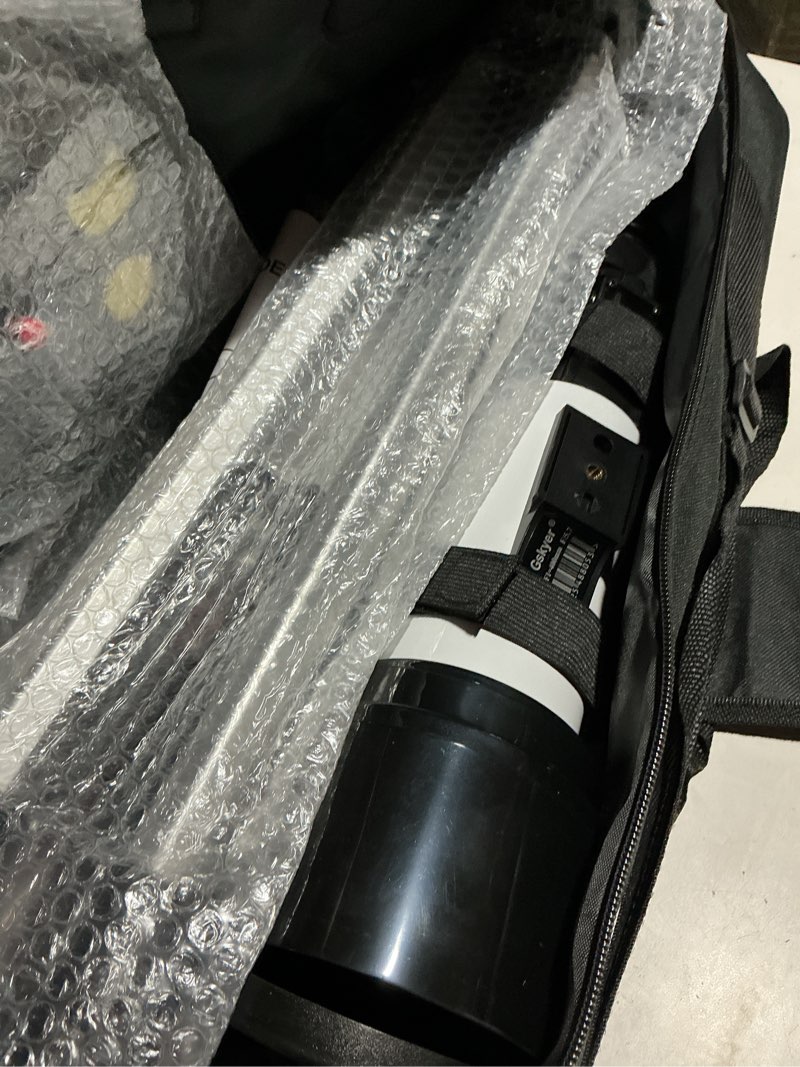 Condition photo showing Good Condition for gskyer telescope, 70mm aperture 400mm az mount astronomical refracting telescope for kids beginners - travel telescope with carry bag, phone adapter and wireless remote.