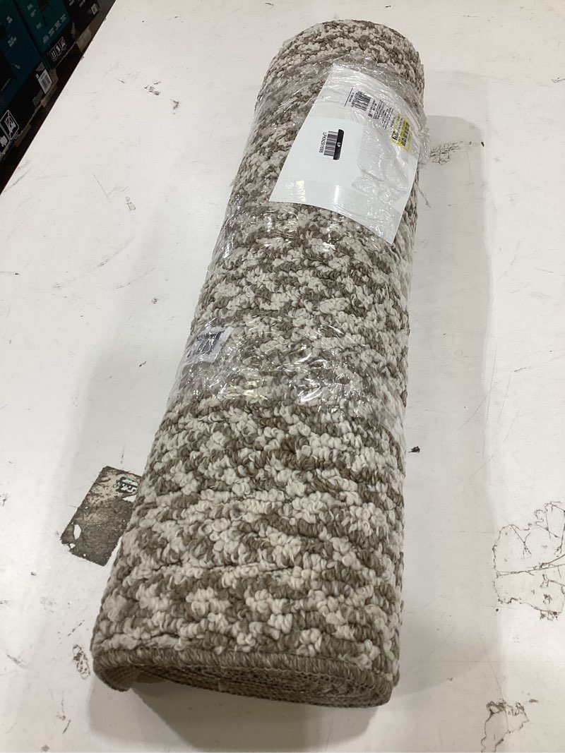 Condition photo showing As Is for 2'x7' washable weave herringbone runner rug cream - threshold™