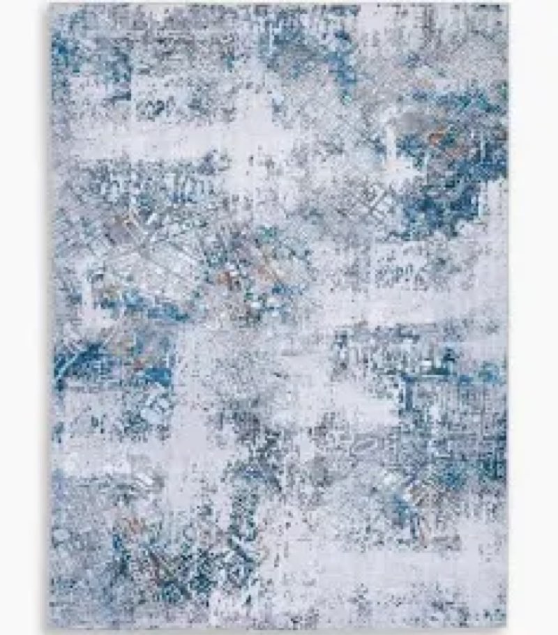 area rugs 8x10 living room rugs: modern abstract washable rug with non-slip backing, stain resistant