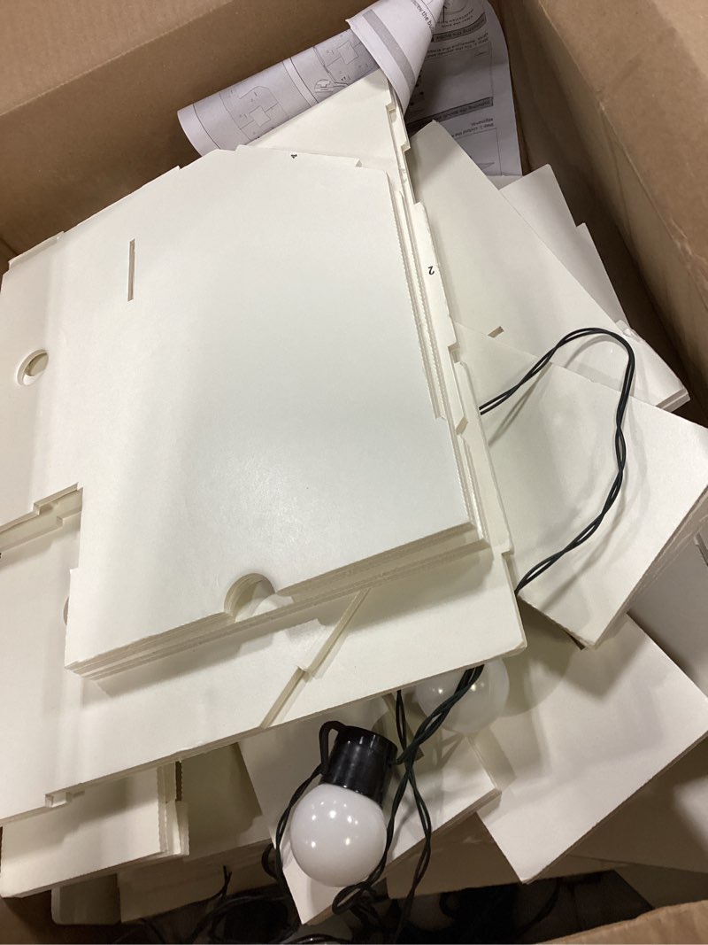 Condition photo showing Good Condition for 4.5ft graduation decorations class of 2026 - large marquee numbers 26 with graduation cap, white mosaic frame number pre-cut cardboard light up kit for university college school graduate decorations