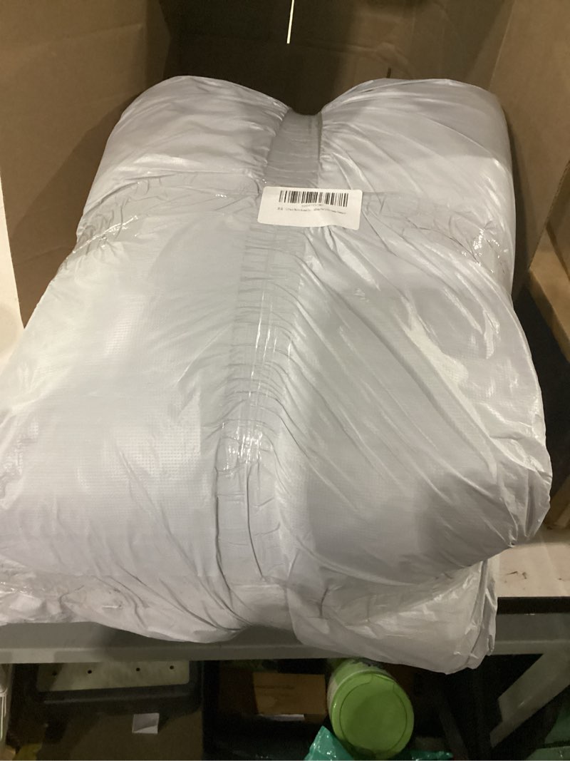 Condition photo showing Good Condition for 10 pack white round spandex tablecloths for 60 inch tables, 120 inch stretchy fitted 5ft tablecloths, wrinkle free table covers washable polyester table cloths for wedding party birthday banquet white 120 inch round - 10 pack