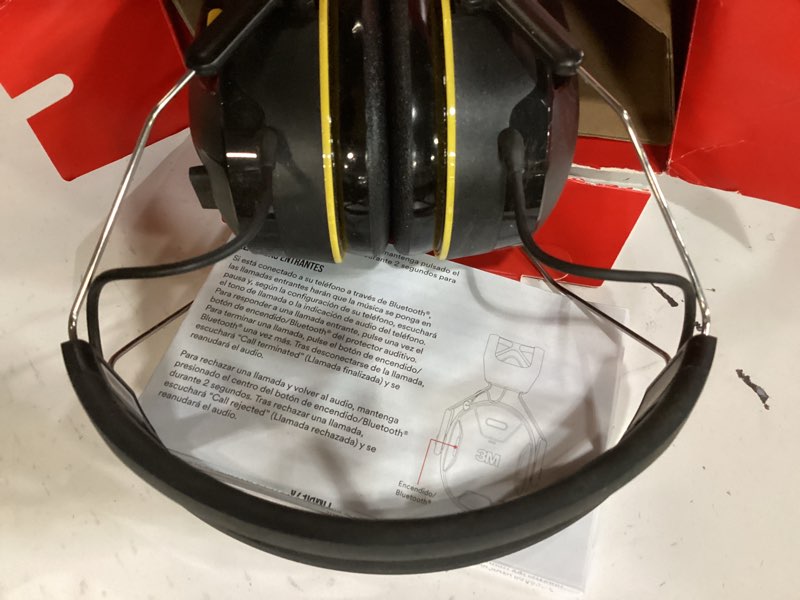 Condition photo showing Good Condition for 3m worktunes connect wireless hearing protector with bluetooth technology, bluetooth hearing protection with a 26 db noise reduction rating