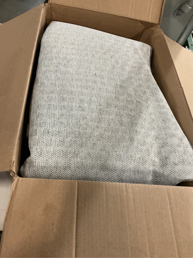Condition photo showing Good Condition for black farmhouse washable 7x10 area rugs for living room, bedroom, dining room table, dark charcoal stain resistant non-slip large washable 7' x 10' (rectangular) ashen / multi