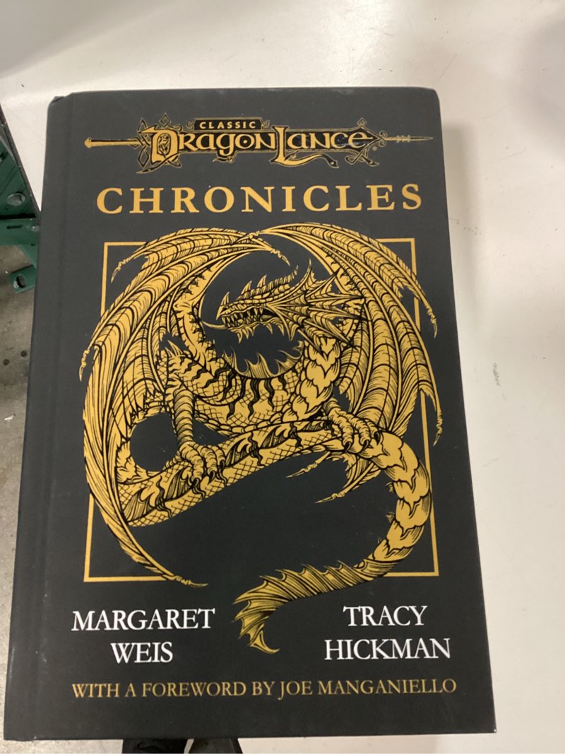 Condition photo showing Good Condition for dragonlance chronicles - by margaret weis & tracy hickman (hardcover)