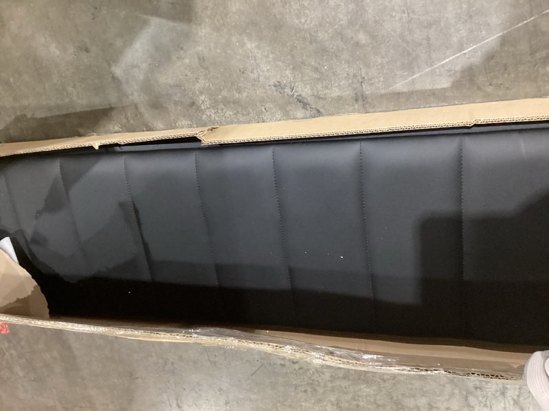 Condition photo showing Good Condition for rolanstar headboard for king size bed with storage, 60,000 diy color of led light, head board with usb & type c port, height adjustable, black upholstered cabeceras de cama comfortable modern, leather king leather black