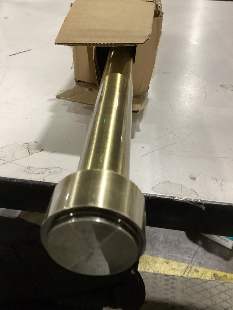 Condition photo showing Good Condition for Antique Bronze Curtain Rods, 48-86" Adjustable, 1-Inch, Aluminum, Ceiling/Wall Mounted Antique Bronze 48-86"