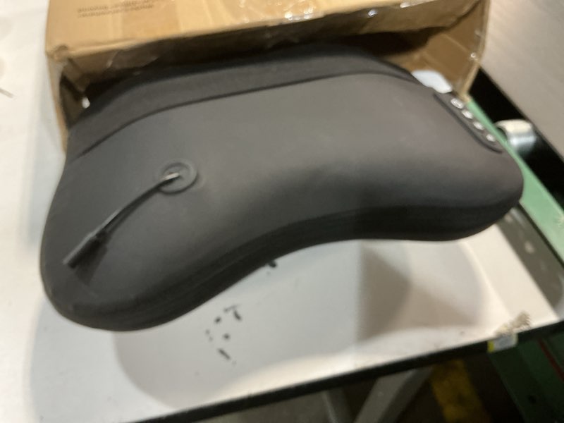 Condition photo showing Good Condition for Back Massager with Heat, Cordless Back and Neck Massage for Pain Relief Deep Tissue, 4D Shiatsu and Percussion Massage Pillow, Lower Back Massager for Office,Gifts for Christmas Women Men, Black